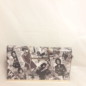 Women's Black Clutch Bag